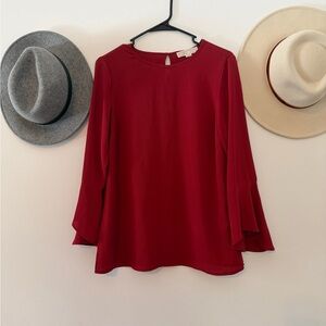 Michael Kors Red Blouse